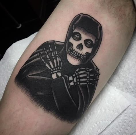 misfits Misfits Skull Tattoo, Lucy Tattoo, Misfits Tattoo, Misfits Skull, Skin Grafting, Tattoo Old School, Horror Tattoo, Dark Art Tattoo, Skull Tattoos