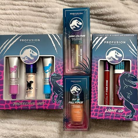 Profusion Cosmetics Jurassic Park Makeup Bundle Jurassic Park Makeup, Wedding Dress Costume, Fallen Kingdom, Jurassic World Fallen Kingdom, Falling Kingdoms, Custom Tumbler Cups, Makeup Bundles, Custom Tumbler, Dress Costume