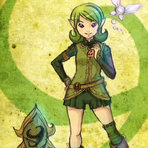 Little Saria by RaySama on deviant art. Legend of Zelda. Kokiri Forest, Hyrule Castle, Legend Of Zelda Characters, Majoras Mask, Wind Waker, Nintendo Art, Zelda Art, Ocarina Of Time, Twilight Princess