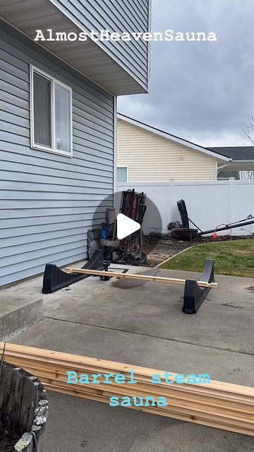 CWB Designs on Instagram: "Time lapse of assembly of my new barrel sauna #almostheavensauna  Almost Heaven Saunas" Barrel Sauna, Steam Sauna, Instagram Time, Time Lapse, The Ranch, Yurt, Barrel, Gym, Instagram