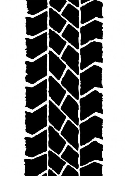 Tyre Tread Pattern, Tire Drawing, Tyre Tracks, Tire Marks, Tyre Tread, Tire Tracks, Stock Illustration, Tattoo Ideas, Drawings