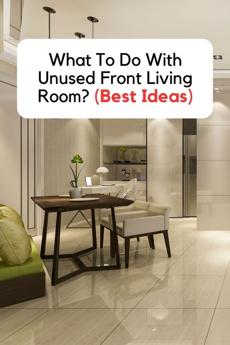 Are you tired of your unused front living room? Say goodbye to the dull and uninspiring space! 😴 With our carefully curated ideas, you'll find inspiration and practical tips to transform your front living room into a cozy and functional space for the whole family. 💡✨ What To Do With Unused Front Living Room, Extra Front Room Ideas, Unused Living Room Ideas, Living Room Alternative Uses, Entry Sitting Room Ideas, Front Living Room Ideas Entrance, Formal Living Room Alternative, Front Living Room Ideas, Hosting Dinner