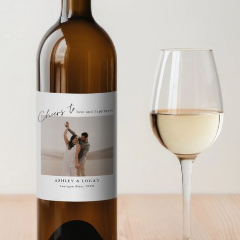 Cheers To Personalized Wedding Favor Photo Wine Label Custom Wine Labels Wedding, Photo Wine Label, Wine Favors, Custom Wine Label, Wine Wedding Favors, Wedding Bottle Labels, Personalized Wine Labels, Wedding Wine Gift, Wedding Wine Bottles