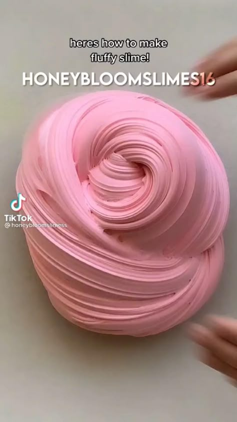 No Sticky Slime, How To Make Fluffy Slime Recipe, How To Make The Best Slime, Different Slime Recipes, Slime Recipe Fluffy, Crafts Slime, How To Make Satisfying Slime, How To Make Different Types Of Slime, Non Sticky Slime Recipe