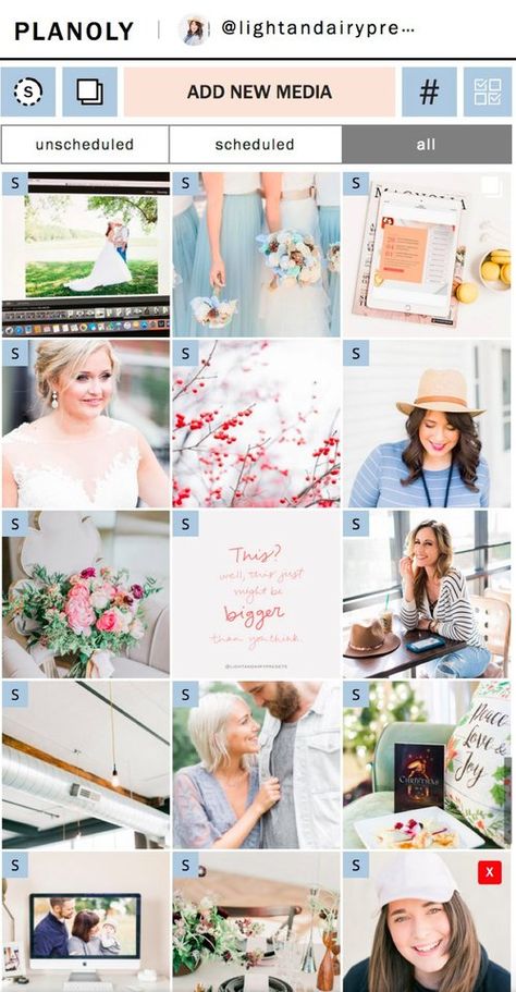 A Step-by-Step Guide to Planning your Instagram Feed | Jordan Brittley | Using Planoly, I'm sharing how I curate a light and airy Instagram feed for my wedding photography and product based creative business. #instagramtips #socialmediatips Light And Airy Instagram Feed, Boss Lifestyle, Umbrella Photography, Brand Message, Airy Photography, Vintage Wedding Photography, Photo Editing Programs, Bright Photos, Instagram Grid