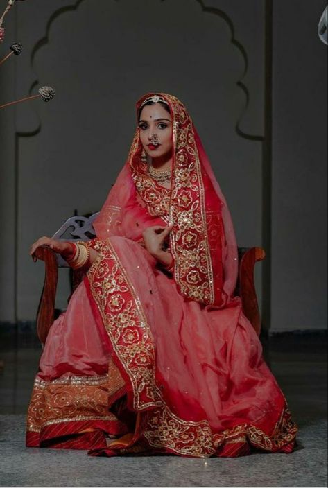 Anayaprtap Rajputi Poshak Rajasthani Bride, Rajasthani Dress, Rajputi Dress, Girls Dresses Diy, Indian Wedding Outfit, Bride Photography Poses, Bridal Lehenga Collection, Indian Wedding Photography Poses, Royal Clothing