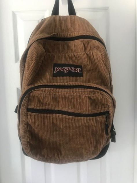 Black Jansport Backpacks, Backpacks Jansport, Black Jansport, Jansport Backpacks, Mochila Jansport, Backpack Aesthetic, Corduroy Backpack, Harry Clarke, Aesthetic Backpack