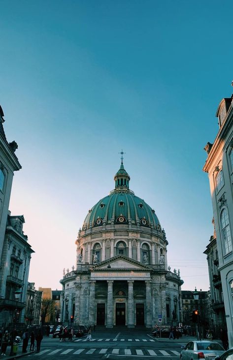 Dome Building, Green Dome, Building Images, City Wallpaper, Copenhagen Denmark, Old Building, Public Domain Images, Old Buildings, The Nature