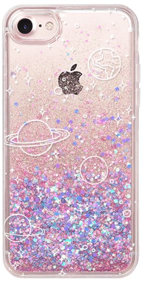 Casetify iPhone 7 Glitter Case - UNIVERSE by KIND OF STYLE #Casetify Glitter Iphone 6 Case, Glitter Iphone Case, Diy Iphone Case, Otter Box, Iphone Cases Cute, Glitter Phone Cases, Case Ideas, Pretty Phone Cases, Apple Phone Case