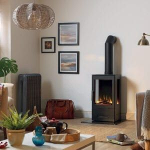 Electric Fires | Wilsons Fireplaces Electric Stove Fireplace, Inset Stoves, Electric Stove Fire, Fireplace Beam, Real Fire, Electric Fires, Electric Stove, Stove Fireplace, Hearth And Home