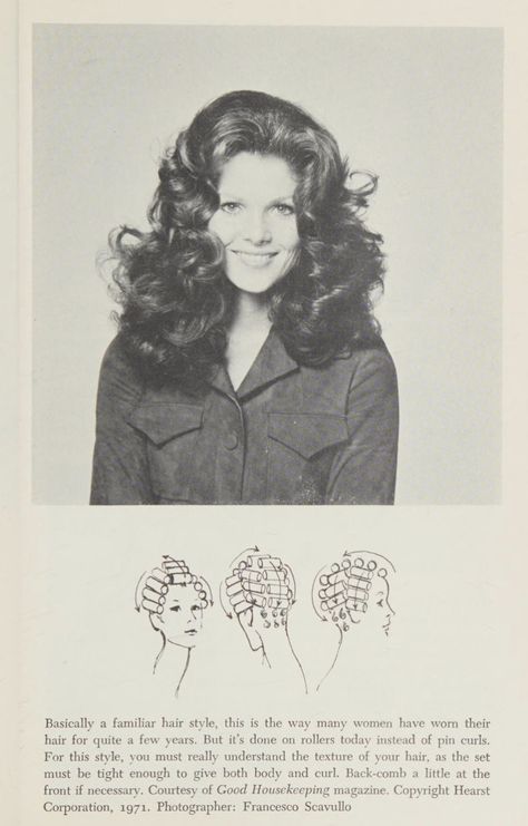 70s Hair Curl Pattern, 1970s Curl Pattern, Vintage Roller Set Pattern Long Hair, 60s Curl Pattern, Curler Pattern Hair Roller, 80s Hair Roller Pattern, 90s Blowout Roller Pattern, Vintage Hair Roller Pattern, Roller Pattern Hair