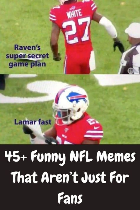 We love the NFL so much, but what we love more than the games are the memes, and boy are there so many of them. It doesn’t matter what team you follow, you can always laugh at these memes that take a shot at just about everybody. So sit back, relax and enjoy this ultimate NFL meme collection. Funny Nfl Memes, Nfl Meme, Funny Nfl, Secret Game, The Memes, Nfl Memes, Asian Wedding Dress, What Team, Super Secret