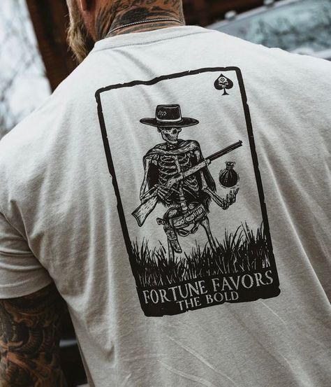 Fortune Favors The Bold T shirt #tshirt t-shirt #t_shirt t shirts #tshirts t-shirts #t_shirts T shirt design #tshirtdesign T-shirt designs #t_shirtdesign T shirts designs #tshirtsdesigns 2.120 Cool Mens T Shirts, Art T Shirts Design, Men’s Tshirts, T Shirt Inspiration, Mens Graphic Tees Prints, Aesthetic Clothes Men, Design Dragon, Fortune Favors The Bold, Streetwear Graphic Tees