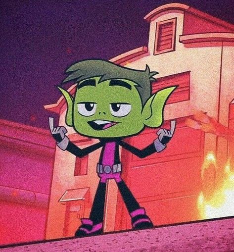 💚 Titan Go, Teen Titan, Beast Boy, Teen Titans, Cartoon Character