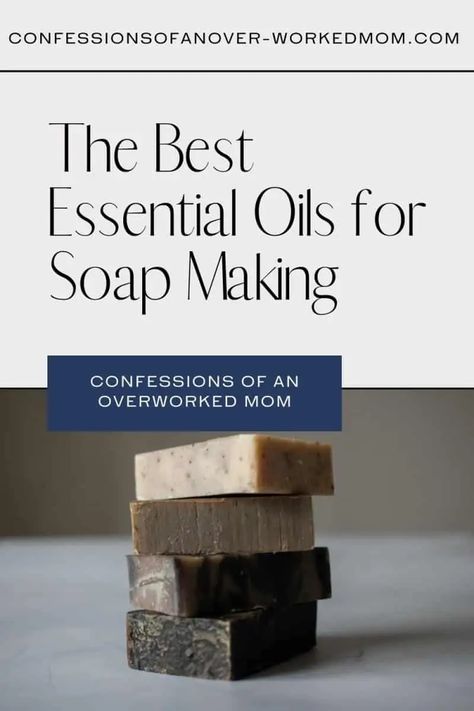 Soap making is a fun hobby, but most soap makers don't know what essential oils to use for their soaps. Check out the best essential oils for soap making. Diy Mens Soap, Essential Oils For Soap Making, Oils For Soap Making, Essential Oil Soap Recipe, Natural Soaps Recipes, Easy Soap Recipes, Cold Process Soap Recipes, Are Essential Oils Safe, Soap Making Recipes