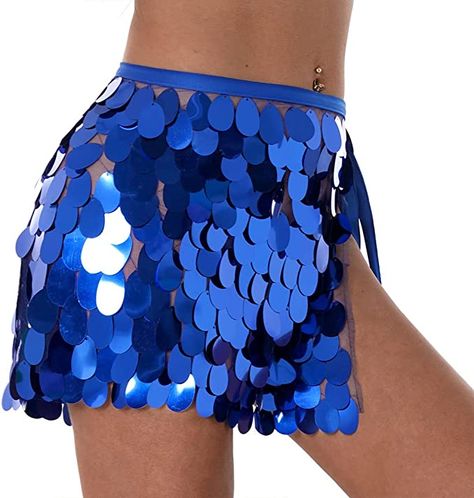 Scarf Skirts, Sparkly Skirts, Big Sequins, Blue Sequin Skirt, Sequins Skirt, Skirt Costume, Belly Dance Skirt, Sparkly Skirt, Snow Place