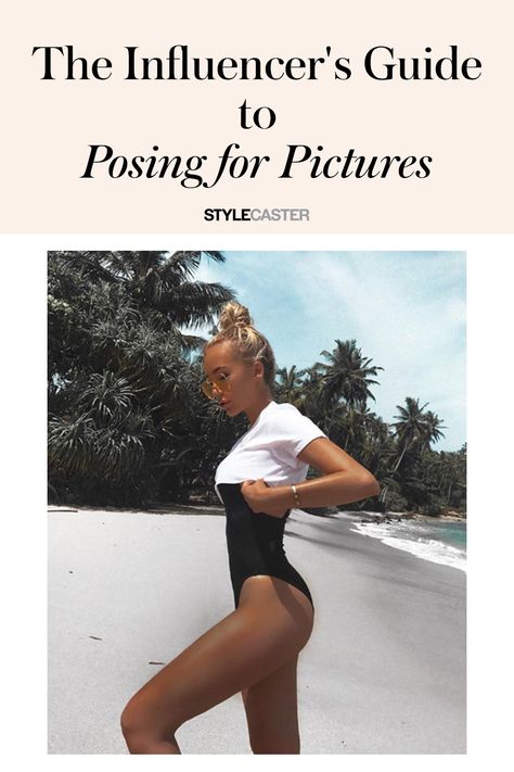 How To Pose For Pictures Instagram Beach, Influencer Poses Ideas, How To Take Good Instagram Pictures, How To Take Pictures Like An Influencer, How To Pose For Vacation Pictures, How To Pose In Pictures, How To Look Better In Photos Posing Tips, How To Take Good Pictures For Instagram, How To Pose Like A Model