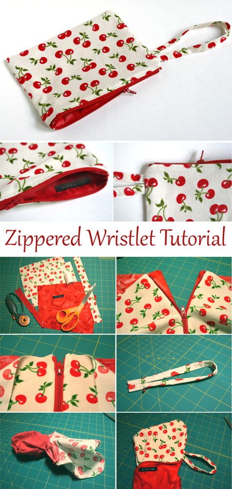 Easy Sew Zipper Pouch, Free Wristlet Patterns To Sew, Wristlet Bag Pattern, Pouch Tutorial Zippered, Wristlet Wallet Pattern Free, Wristlet Keychain Sewing Pattern, Diy Wristlet Wallet, Small Zipper Pouch Tutorial, Free Wristlet Sewing Pattern