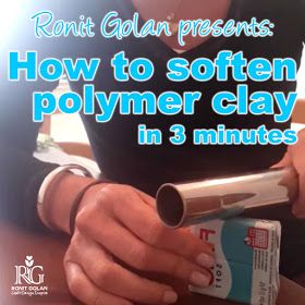 How To Soften Polymer Clay, My First Youtube Video, Fimo Ideas, Crafting Space, Clay Decor, First Youtube Video, Clay Videos, Fimo Polymer Clay, Polymer Clay Jewelry Tutorials