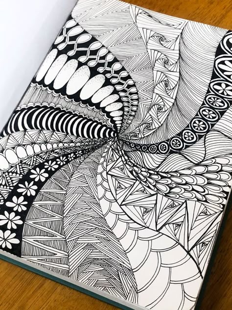 How To Draw Doodles Step By Step Zen Tangles, Crazy Art Drawings, Crazy Art Ideas, Drawing Zentangle Patterns, Zentagle Drawing Ideas, Zentangle Art Beginners, Zentangle Step By Step, Zentangle Art Ideas, Zentangle Patterns Step By Step