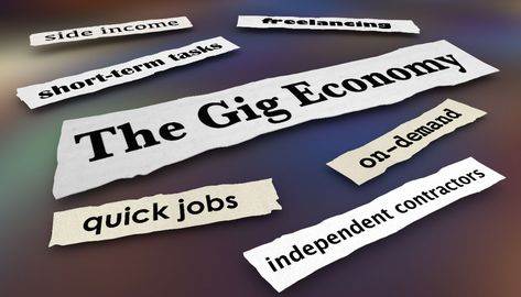 The term ‘gig economy’ has been used to describe freelance work since around 2009, when technology apps enabled employers to pay employees for tasks comple Gig Economy, Bradenton Florida, Software Apps, Independent Contractor, Economic Times, Independent Work, Freelance Work, Flexible Working, Value Proposition