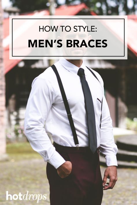 How to style braces this spring  #mensfashion #trending #braces Braces Outfit, Mens Casual Wear, Black Braces, Mens Braces, Business Casual Wear, Leg Braces, Grey Chinos, Smart Casual Wear, Mens Style Guide