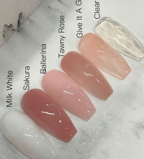 Nude Nail Colors, Nude Nail Polish, Nude Nail, Gel Set, Nail Design Inspiration, Jelly Nails, Pretty Acrylic Nails, Nail Tutorials, Ombre Nails