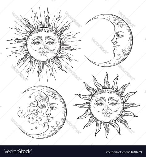 Tatoo Tattoo Design Hand, Art Soleil, Tattoo Sonne, Sun Tattoo Designs, Moon Drawings, Moon Set, Kunst Tattoos, Men Tattoos, Moon Tattoo Designs