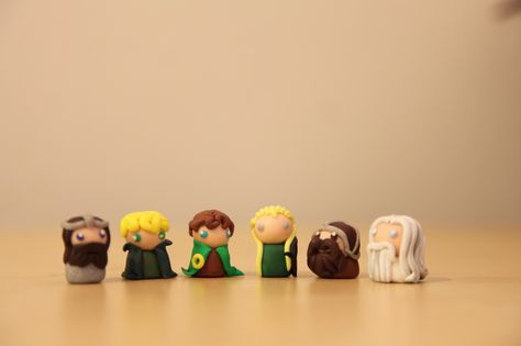 Lotr Clay Art, Lotr Polymer Clay, Clay Lord Of The Rings, Lord Of The Rings Ceramics, Lord Of The Rings Crafts, Lord Of The Rings Diy, Lord Of The Rings Gifts, Lord Of The Rings Collection, Movie Crafts