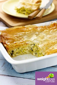 Phyllo Chicken, Vegetarian Pie, Phyllo Dough Recipes, Phyllo Recipes, Leek Pie, Phyllo Dough, Pastry Recipes, Dough Recipe, Casserole Dish