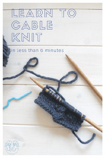 Learn to cable knit with a free photo and video tutorial! How To Cable Knit, Knit Cables, Knitting 101, Cable Knit Blankets, Knitting Patterns For Beginners, Textile Craft, The Road To Success, Knitting For Charity, Cable Knitting Patterns