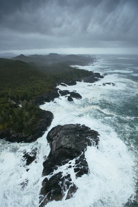 Winter Storm Watching in Tofino on Chesterman Beach | Wickaninnish Inn, Tofino, Canada Wickaninnish Inn, Tofino Canada, Storm Watching, Giant Waves, Sea Storm, Wind And Rain, Crashing Waves, Winter Storm, Sea Birds