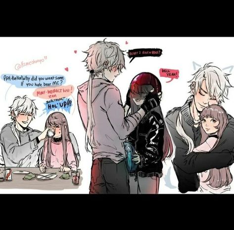 Zen X Mc, Mc Mystic Messenger, Mystic Messenger Funny, Mystic Messenger V, Mystic Messenger Characters, Mystic Messenger Comic, His Princess, Mystic Messenger Fanart, Mystic Messenger 707