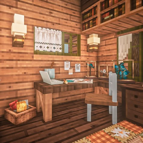 Minecraft Room Ideas In Game, Mizunos 16 Craft, Minecraft Interior Ideas, Minecraft Rooms, Minecraft Bee, Cute Minecraft, Minecraft W, Minecraft Addons, Aesthetic Minecraft