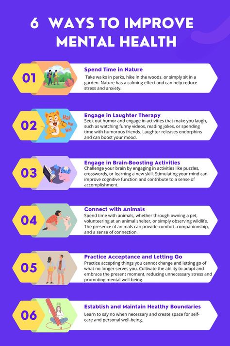 Discover simple and effective ways to enhance your mental health and well-being. Explore practical tips for self-care, mindfulness, and more. Prioritize your mental well-being today! //Tuesday Tips //Mental Health //Growth #MentalHealthMatters #SelfCare #Wellbeing #Mindfulness How To Take Care Your Mental Health, Tips For Mental Wellbeing, Tips For Maintaining Mental Health, Tips To Improve Mental Health, Tips For Mental Health, Better Mental Health, Laughter Therapy, Challenges Activities, Mental Health Services