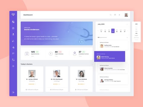 Hospital Management System by Mahesh Kantariya for Agile Infoways on Dribbble Hospital Management System, Hospital Management, Design Sites, Ui Ux 디자인, App Ideas, Web Design Mobile, Flat Ui, Dashboard Ui, Hospitality Management