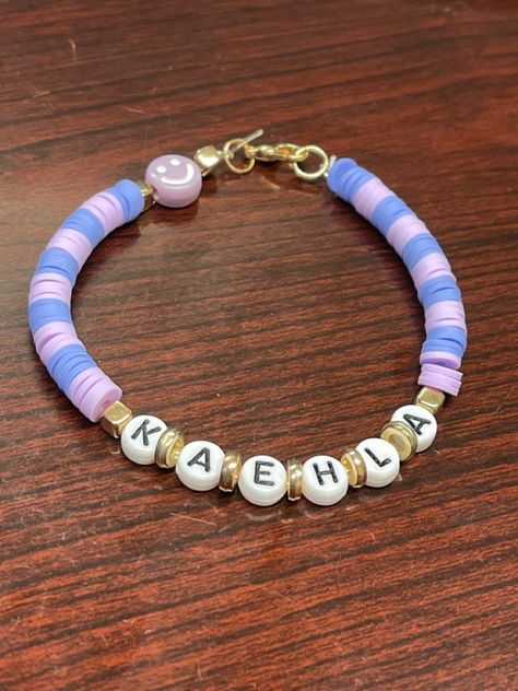 Bracelet Ideas Smiley Face, Clay Beads Bracelet Ideas, Beads Bracelet Ideas, Purple Smiley Face, Clay Beads Bracelet, Clay Bead Bracelets, Clay Bead Bracelet, Clay Bead, Bracelets Diy