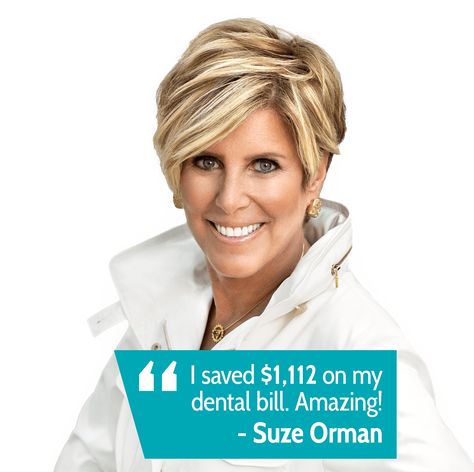 Suze Saved 50% at the Dentist. You could too - Get a Dental Savings Plan! Savings Calculator, Dental Insurance Plans, Healthcare Branding, Suze Orman, Aesthetic Dentistry, Restorative Dentistry, Dental Procedures, The Dentist, Dental Insurance