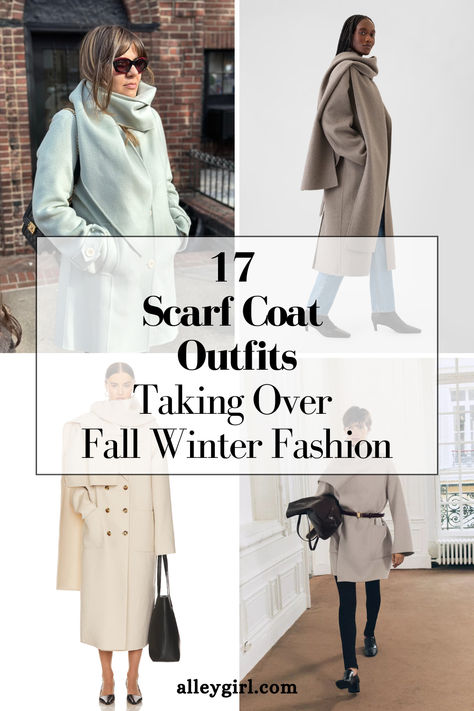 barn jacket outfits, winter outfits, zara outfit 2024 autumn, warm fall outfits, outfit inspo fal, casual fall outfits, fall outfits women, look otoño, outfit autunno, outfit automne, herfst outfit ideeën Winter Outfits Zara, Toteme Scarf Jacket, Barn Jacket Outfits, Toteme Scarf, Coat With Scarf, Coat Styling, Warm Fall Outfits, Scarf Coat, Winter Pea Coat