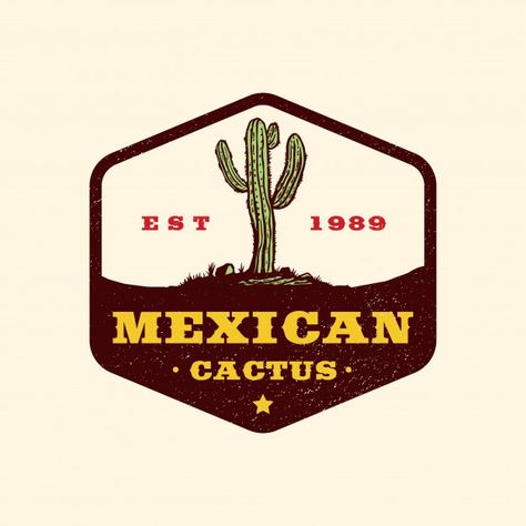 Wild West Logo Design, Drawing Cactus, Western Logo, Ranch Logo, Design Your Own Logo, Fiverr Logo, Media Logo, Badge Logo, Adventure Park