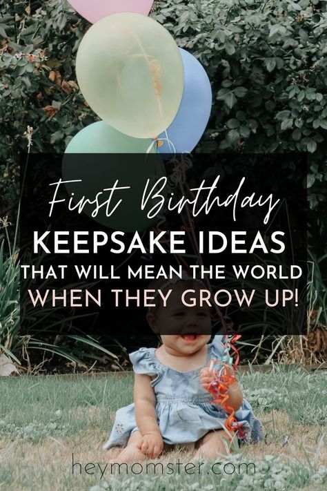 First Birthday Activities, First Birthday Keepsake, 1st Birthday Foods, Simple First Birthday, First Birthday Ideas, Keepsake Ideas, 1 Year Birthday, Birthday Traditions, Baby's First Birthday