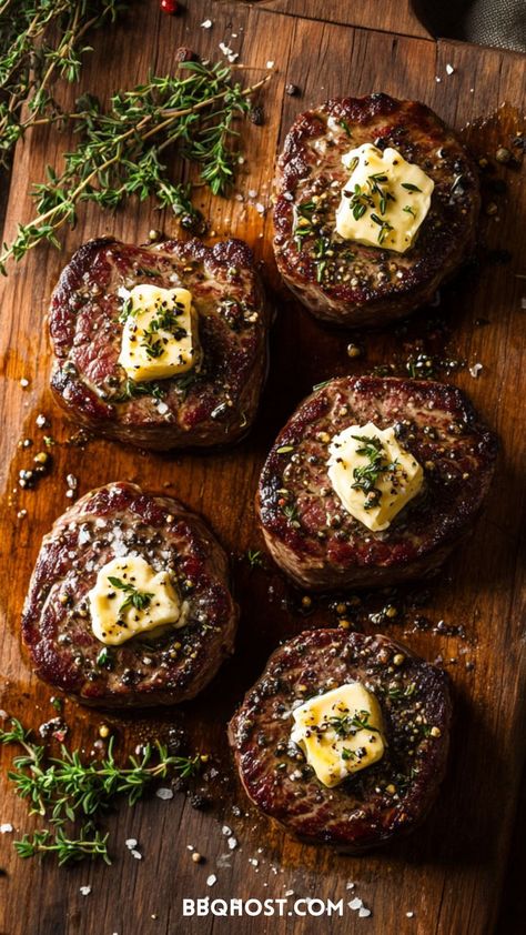 Oven Filet Mignon Recipes, Recipes With Filet Mignon, Beef Tenderloin On Pellet Grill, Petite Sirloin Steak Recipes Oven, Petite Beef Tenderloin Recipes, Healthy Recipes With Meat, Beef Tenderloin Filet Recipes, Filet Mignon Sauce Recipes, Filet Mignon Roast Recipes