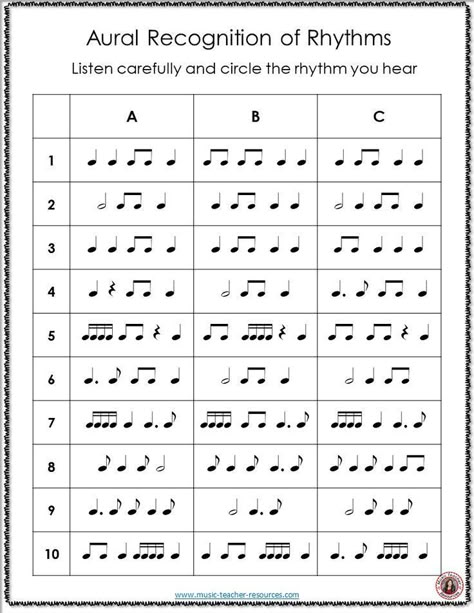 Music Rhythm Worksheets, Free Music Theory Worksheets, Free Music Worksheets, Rhythm Worksheets, Music Math, Music Theory Worksheets, Music Teaching Resources, Music Lessons For Kids, Music Study