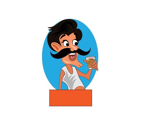 Chai Wala, Graphic Design Packaging, Design Packaging, Cartoon Character, Fridge Magnets, Cartoon Characters, Packaging Design, Vector Art, Vector Free