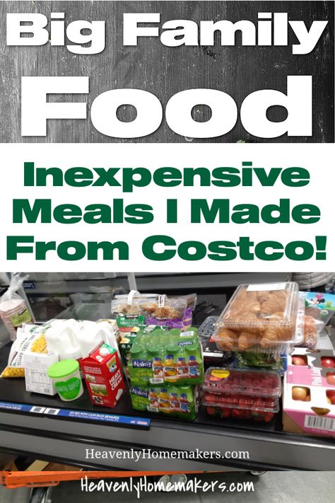 Here are some inexpensive meals I made from Costco groceries recently. This is so encouraging to me as grocery prices rise! Costco Budget Meal Plan, Costco Meal Planning, Cheap Costco Meals, Costco Family Meals, Costco Easy Meals, Costco Meals Dinners, Best Costco Meals, Easy Costco Dinners, Costco Meals For A Crowd