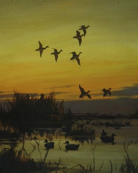 Duck Hunting Painting, Hunting Wallpaper, Waterfowl Art, Hunting Painting, Dove Hunting, Goose Hunting, Hunting Pictures, Safari Art, Hunting Art