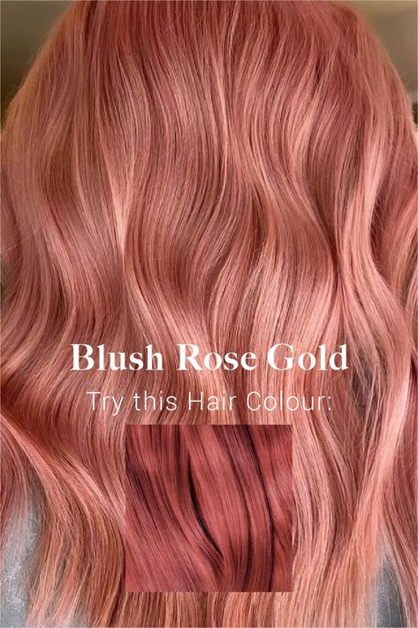 3 Stunning Rose Gold Hair Colour Variations To Try Now  Explore our top 3 stunning Rose Gold hair colour variations and embrace the chic, subdued trend. From subtle to striking, these rose gold shades offer a perfect blend of elegance and style. Discover the ideal hue to elevate your look and stay on trend! Champagne Hair Color Brown Rose Gold, Rose Gold Semi Permanent Hair Color, Desert Rose Hair, Copper And Rose Gold Hair, Rose Gold Hair Formula, Copper Rose Gold Hair Balayage, Peach Hair Color Rose Gold, Subtle Rose Gold Hair Brunette, Copper Pink Hair