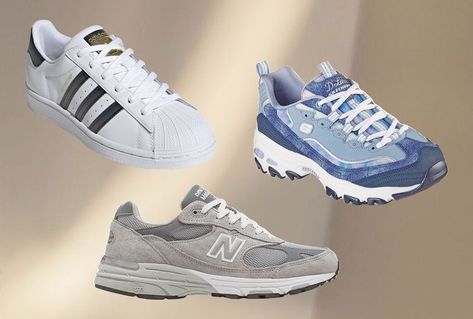 The 15 Best Sneakers for Wide Feet of 2023 Wide Sneakers For Women, Shoes For Short Women, 2023 Summer Shoes, Wide Feet Shoes, Athleisure Chic, Old Skool Platform, Wide Sneakers, Dad Sneakers, Popular Sneakers