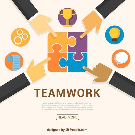 Free vector concept about teamwork | Free Vector #Freepik #freevector #business-concept #company-team #entrepreneur #company-meeting Program Poster, Company Meeting, Teamwork Poster, Business Concept, Big Project, Vector Photo, Teamwork, Graphic Resources, Vector Free