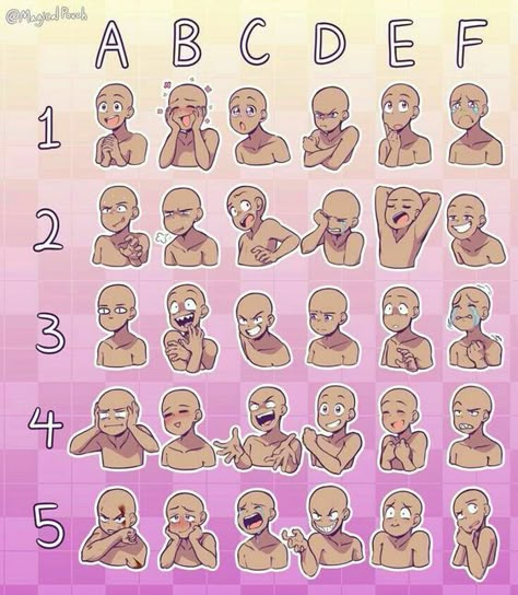 Drawing Face Expressions, Drawing Face, Drawing Expressions, Face Expressions, Drawing Stuff, Facial Expressions, Drawing Base, Drawing Tips, Reference Poses